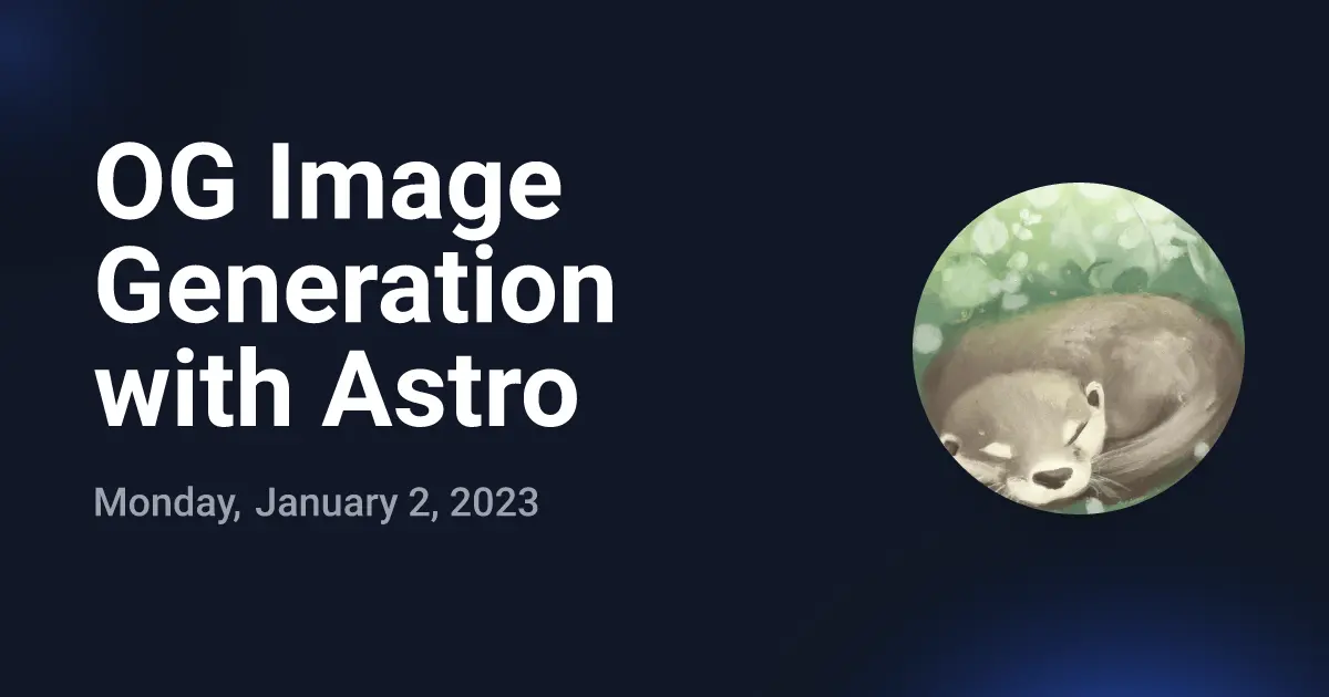 OG Image Generation with Astro